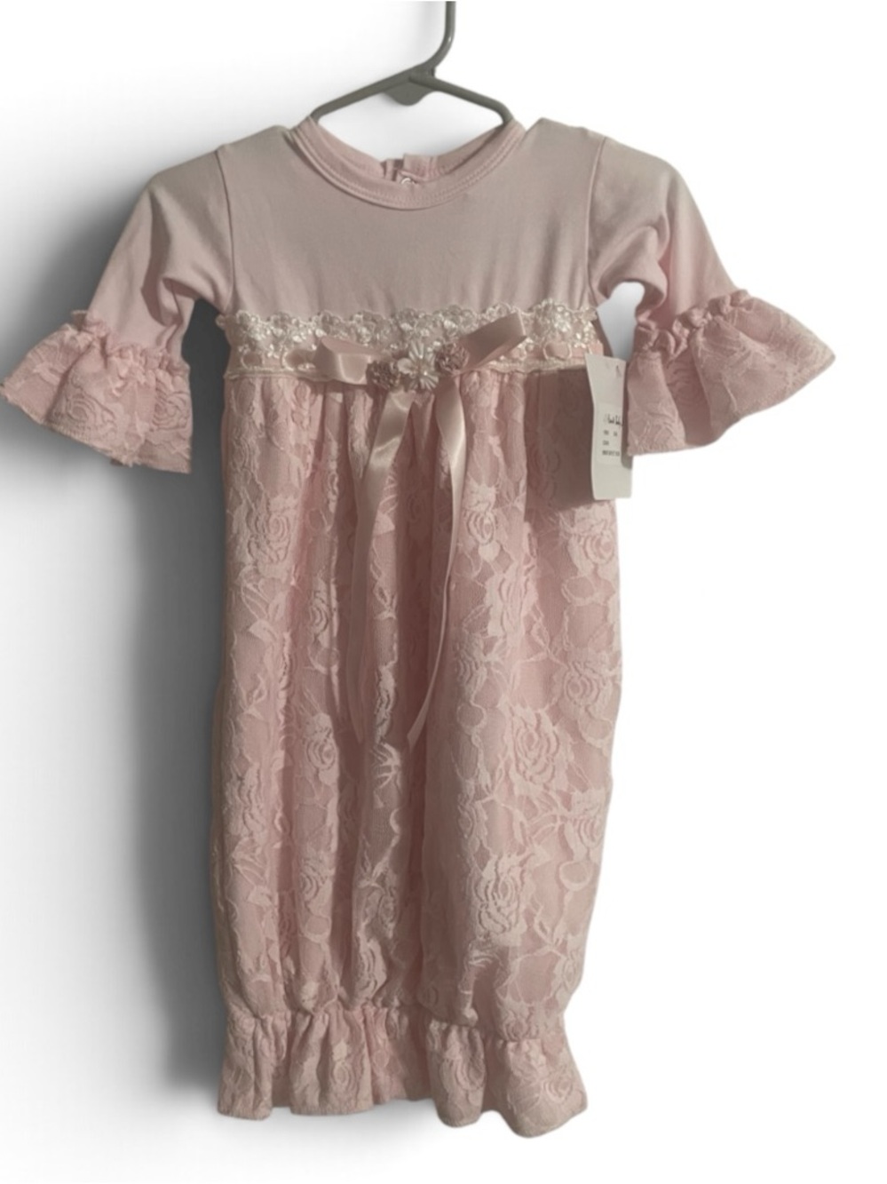 NWT Haute Baby Precious Blush Gown